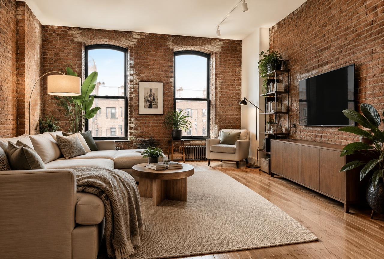 Spacious 3BR brownstone duplex